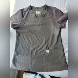 Carhartt Women's Black Scrub Shirt